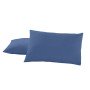 Taie d'oreiller Alexandra House Living Bleu 50 x 80 cm (2 Unités) | Tienda24 Tienda24.eu