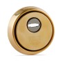 Strike plate IFAM ES610L Golden Steel Brass Ø 64 mm | Tienda24 - Global Online Shop Tienda24.eu