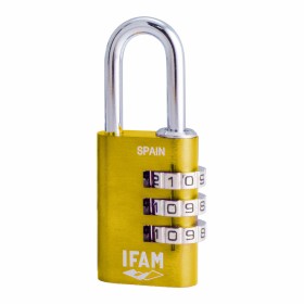 Combination padlock IFAM Combi30 Yellow Aluminium by IFAM, Combination Padlocks - Ref: S7912178, Price: 11,05 €, Discount: %