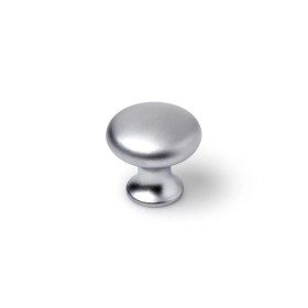 Pommeau Rei Argenté Métal Ø 25 x 24 mm Rond Finition mate 4 Pièces de Rei, Boutons de portes - Réf : S7912561, Prix : 11,97 €...