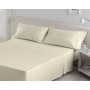 Bedding set Alexandra House Living Cream King size 4 Pieces | Tienda24 Tienda24.eu