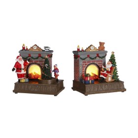 Weihnachtsschmuck Weiß natürlich Metall Kunststoff Faser Geschenkbox 25 x 25 x 35 cm (3 Stück) | Tienda24 - Global Online Shop Tienda24.eu