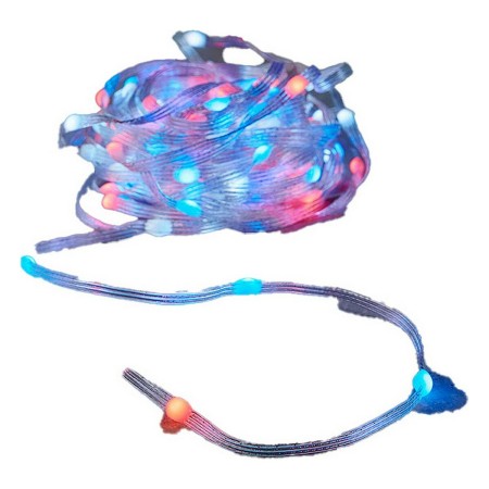 Wreath of LED Lights Multicolour (10 m) | Tienda24 - Global Online Shop Tienda24.eu