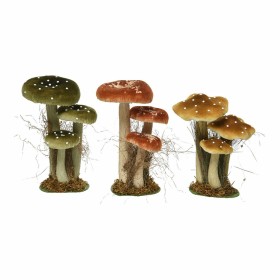 Figurine Décorative Champignons 14 x 18 x 26 cm de BigBuy Christmas, Objets de décoration - Réf : S7912918, Prix : 20,75 €, R...