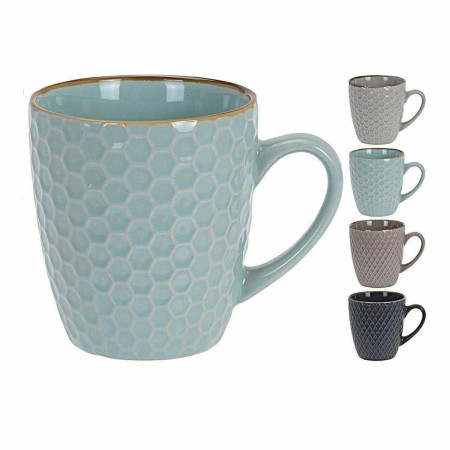 Tazza Excellent Houseware Gres 200 ml Geometrico 4 Pezzi | Tienda24 - Global Online Shop Tienda24.eu