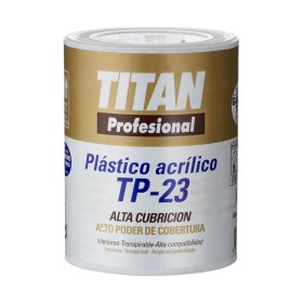 Acrylic paint Titan T-3 123000301 White 1 L Acrylic paint by Titan, Latex Paint - Ref: S7913220, Price: 10,65 €, Discount: %