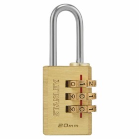 Combination padlock Stanley Brass (2 cm) by Stanley, Combination Padlocks - Ref: S7913448, Price: 9,17 €, Discount: %