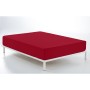 Fitted sheet Alexandra House Living Burgundy 90 x 190/200 cm | Tienda24 Tienda24.eu