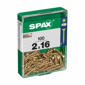 Caja de tornillos SPAX 4081020200162 Cabeza plana 2 x 12 mm 2 x 16 mm 2,0 x 16 mm (100 Unidades) de SPAX, Tornillos - Ref: S7...