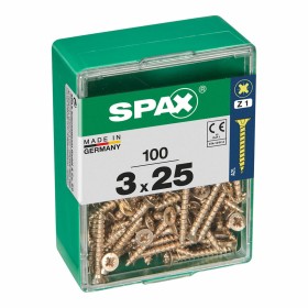 Boîte à vis SPAX Vis à bois Tête plate (3,0 x 25 mm) de SPAX, Vis - Réf : S7913860, Prix : 5,18 €, Remise : %