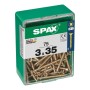 Box of screws SPAX Yellox Wood Flat head 75 Pieces (3 x 35 mm) | Tienda24 - Global Online Shop Tienda24.eu