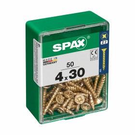 Box of screws SPAX Wood screw Flat head (4 x 30 mm) (4,0 x 30 mm) by SPAX, Screws - Ref: S7913889, Price: 5,06 €, Discount: %