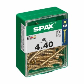 Boîte à vis SPAX Vis à bois Tête plate (4,0 x 40 mm) (4 x 40 mm) de SPAX, Vis - Réf : S7913893, Prix : 5,02 €, Remise : %