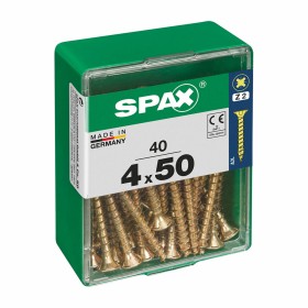 Boîte à vis SPAX Vis à bois Tête plate (4 x 50 mm) (4,0 x 50 mm) de SPAX, Vis - Réf : S7913898, Prix : 5,65 €, Remise : %