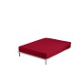 Fitted bottom sheet Alexandra House Living Burgundy 105 x 190/200 cm | Tienda24 Tienda24.eu