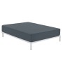 Fitted bottom sheet Alexandra House Living Grey 105 x 190/200 cm | Tienda24 Tienda24.eu