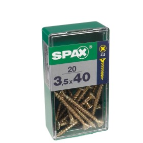 Boîte à vis SPAX Yellox Bois Tête plate 30 pcs (4,5 x 50 mm) de SPAX, Vis - Réf : S7913914, Prix : 3,19 €, Remise : %