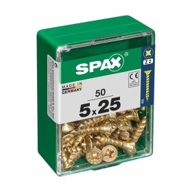 Schraubenkasten SPAX Holzschraube Flacher Kopf (5 x 25 mm) (5,0 x 25 mm) von SPAX, Schrauben - Ref: S7913923, Preis: 5,65 €, ...