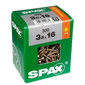 Boîte à vis SPAX Yellox Bois Tête plate 75 Pièces (5 x 50 mm) de SPAX, Vis - Réf : S7913934, Prix : 9,29 €, Remise : %