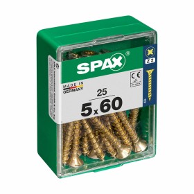 Box of screws SPAX Wood screw Flat head (5 x 60 mm) (5,0 x 60 mm) by SPAX, Screws - Ref: S7913936, Price: 5,65 €, Discount: %