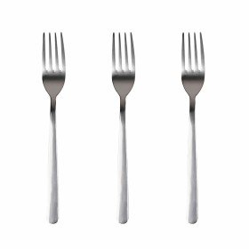 Set of Dessert Forks San Ignacio Natur SG7781 Shine 3 Units | Tienda24 - Global Online Shop Tienda24.eu