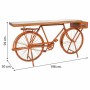 Meuble d'Entrée Alexandra House Living Bike Cuivre Bois Fer 50 x 94 x 198 cm | Tienda24 - Global Online Shop Tienda24.eu