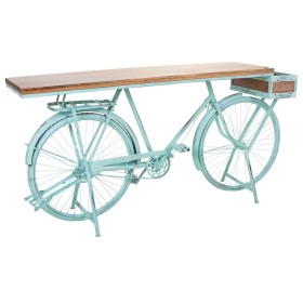 Eingangsbereich Alexandra House Living Bike türkis Holz Eisen 50 x 94 x 198 cm von Alexandra House Living, Tische - Ref: D163...