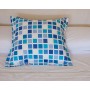 Cushion cover Alexandra House Living Blue 50 x 75 cm 55 x 55 + 5 cm Frames | Tienda24 Tienda24.eu