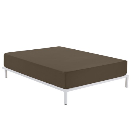 Sábana Bajera Ajustable Alexandra House Living Verde oscuro 200 x 200 cm | Tienda24 Tienda24.eu