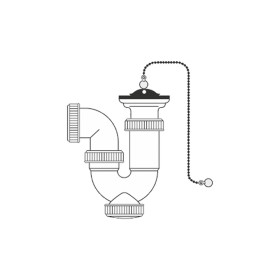 Sifão de Afundamento Mirtak PVC de Mirtak, Peças de tubagens - Ref: S7914693, Preço: 8,60 €, Desconto: %