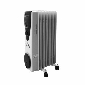 Oil-filled Radiator (7 chamber) EDM White 1500 W by EDM, Oil Filled Radiators - Ref: S7914866, Price: 74,42 €, Discount: %