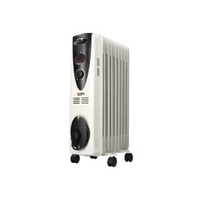 Oil-filled Radiator (9 chamber) EDM White 2000 W by EDM, Oil Filled Radiators - Ref: S7914867, Price: 84,28 €, Discount: %