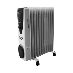 Oil-filled Radiator (11 chamber) EDM 07123 White 2500 W by EDM, Oil Filled Radiators - Ref: S7914868, Price: 91,46 €, Discoun...