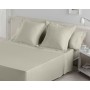 Jeu de draps Alexandra House Living Beige Gran lit 2 persones 3 Pièces | Tienda24 Tienda24.eu