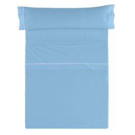 Drap housse Alexandra House Living QUTUN Bleu clair 105 x 200 cm | Tienda24 Tienda24.eu