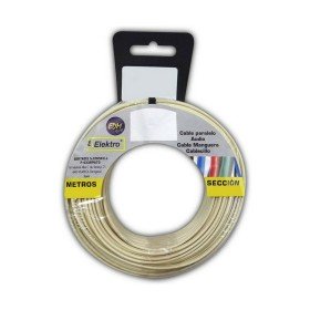 Cable EDM 2 x 0,75 mm White 5 m | Tienda24 - Global Online Shop Tienda24.eu