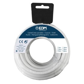 Cable de Interfaz Paralelo EDM 28099 3 x 1,5 mm Blanco 25 m de EDM, Cables paralelo - Ref: S7915182, Precio: 36,82 €, Descuen...