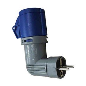 Adapter Solera 904011 Schuko CETAC Blau Grau 16 A von Solera, Generator-Zubehör - Ref: S7915891, Preis: 19,43 €, Rabatt: %