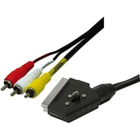 Cable 3 x RCA a Euroconector EDM RCA x 3 Euroconector de EDM, Cables - Ref: S7916151, Precio: 7,11 €, Descuento: %