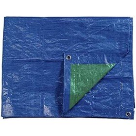 Protective Tarpaulin Green polypropylene (7 x 14 m) | Tienda24 - Global Online Shop Tienda24.eu