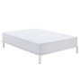 Fitted bottom sheet Alexandra House Living White 160 x 200 cm | Tienda24 Tienda24.eu