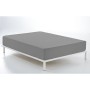 Fitted bottom sheet Alexandra House Living Dark grey 160 x 200 cm | Tienda24 Tienda24.eu