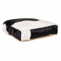 Coussin Alexandra House Living Blanc Noir Cuir 10 x 48 x 48 cm | Tienda24 - Global Online Shop Tienda24.eu