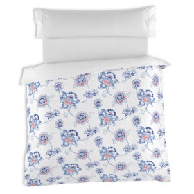 Conjunto de capa de edredom Alexandra House Living Branco Cinzento Casal 3 Peças | Tienda24 Tienda24.eu