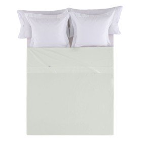 Sábana Bajera Alexandra House Living Blanco 135/140 x 200 cm | Tienda24 Tienda24.eu