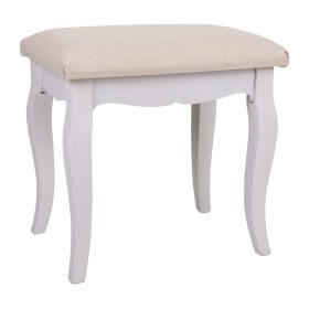 Siège DKD Home Decor Blanc Polyester Bois 79 x 72 x 86 cm | Tienda24 - Global Online Shop Tienda24.eu