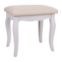 Bench Alexandra House Living White Brown Pine MDF Wood 31 x 41 x 42 cm | Tienda24 - Global Online Shop Tienda24.eu