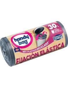 Sacchetti per la Spazzatura Albal Handy Bag Fijacion Elastica 30 L (15 Unità) da Albal, Spazzatura e riciclaggio - Ref: S0510...