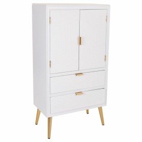 Cupboard Alexandra House Living White Golden MDF Wood 36 x 118 x 62 cm by Alexandra House Living, Bedroom Wardrobes - Ref: D1...