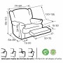 Funda para sillón con pies separados Sofaskins NIAGARA de Sofaskins, Sillones - Ref: D1200314, Precio: 74,78 €, Descuento: %